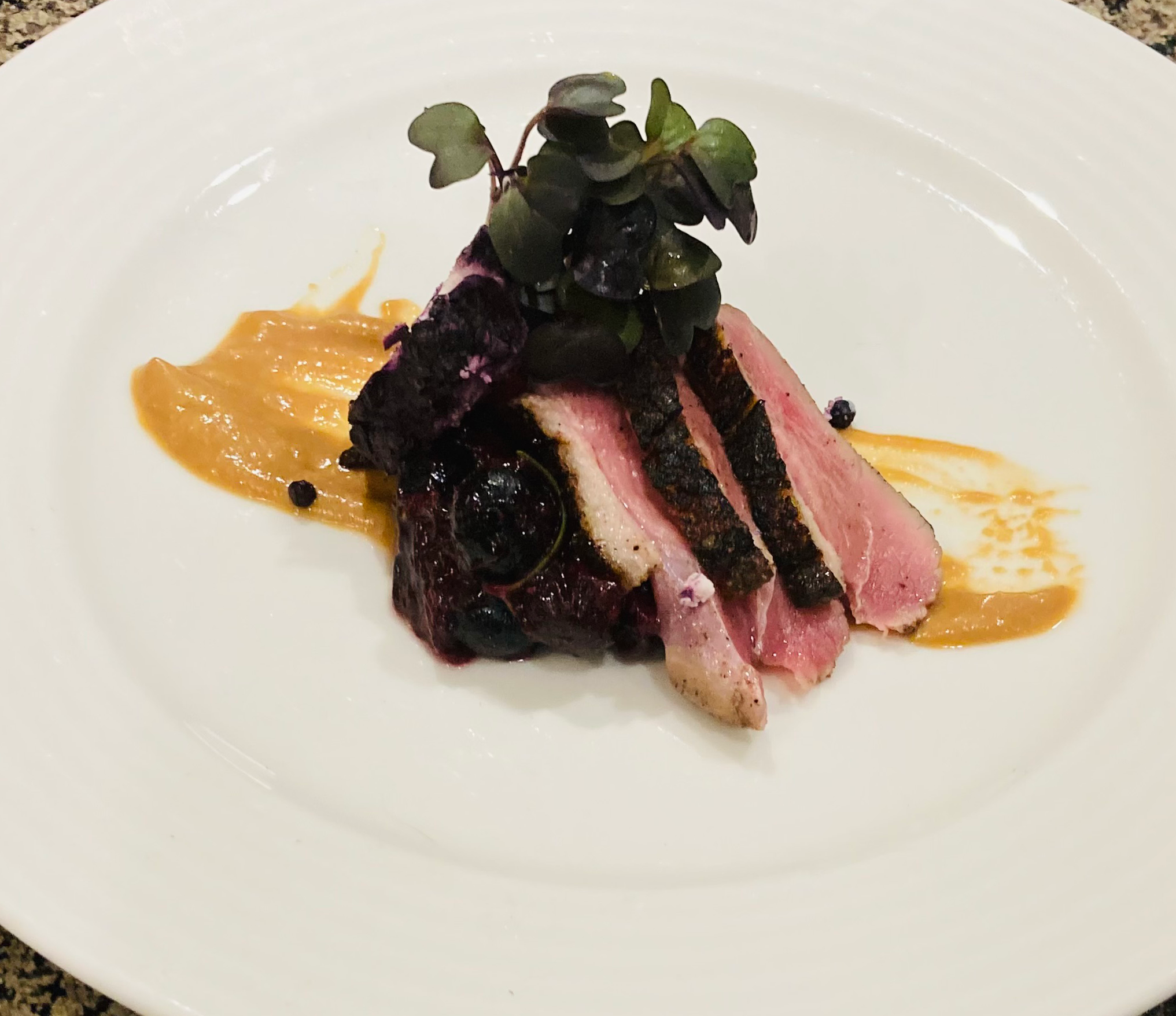 Elevated gourmet plating